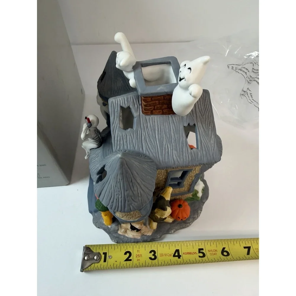PartyLite Haunted Halloween Tealight Candle House P7311 Retired Seasonal Decor . - Picture 8 of 12